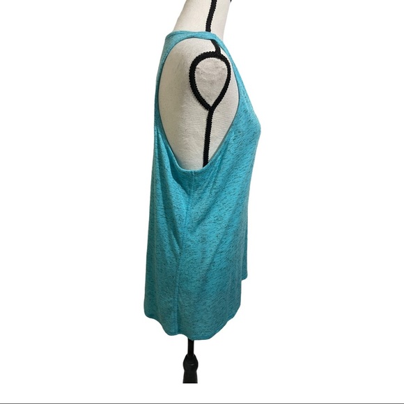 Athleta tank top racer back blue black Size X-Large - Picture 4 of 5